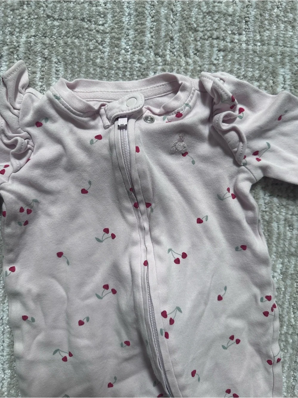GAP Baby Girls Pink bundle Footed One-Piece footies - Soft Pink